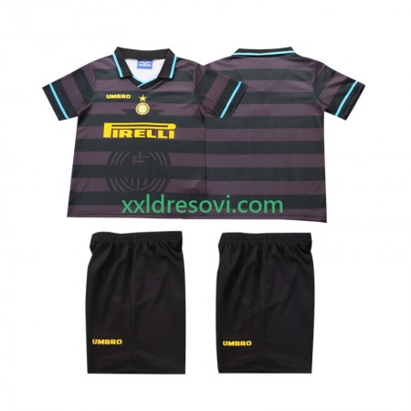 Inter Milan Retro Treći Dječji Nogometni Dres 1997 1998